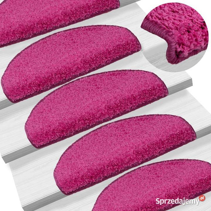 vidaXL Nakładki na schody 15 różowe 65x21x4 Warszawa