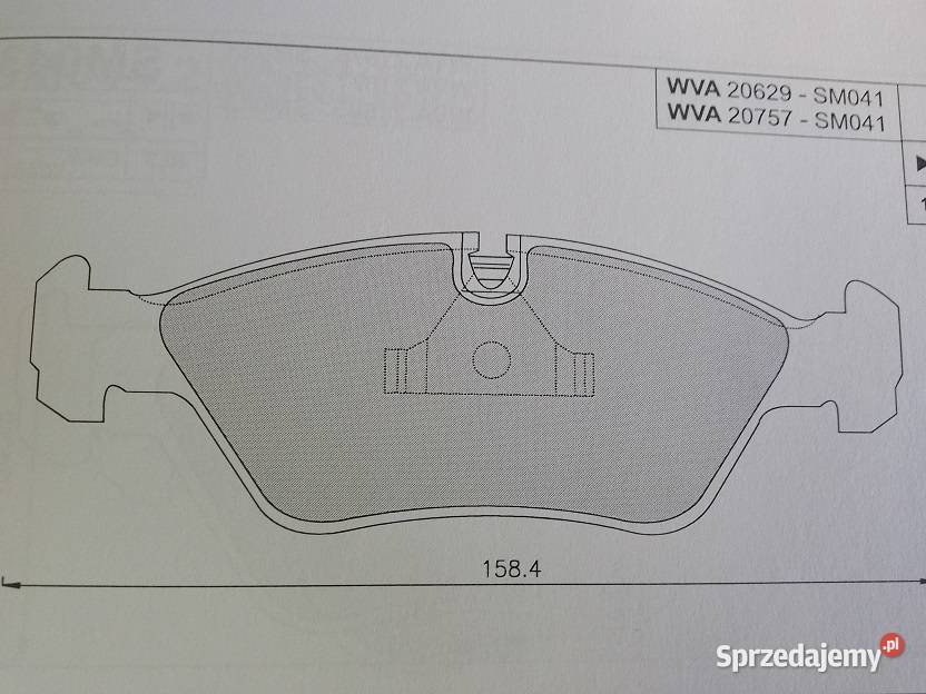 Klocki hamulcowe kpl przód pasuje do BMW 3 E30 5 osobowe Olsztyn