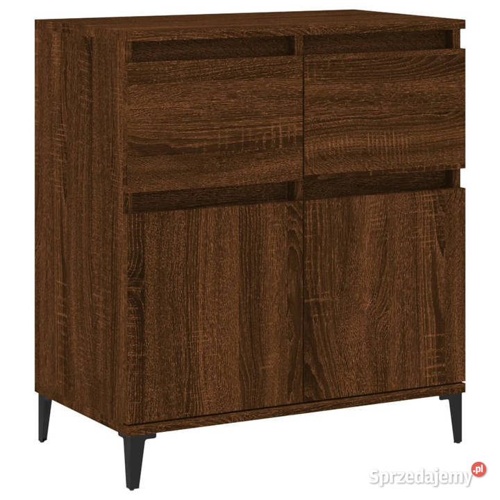 Komoda brązowy dąb 60x35x70 materiał Warszawa sprzedam