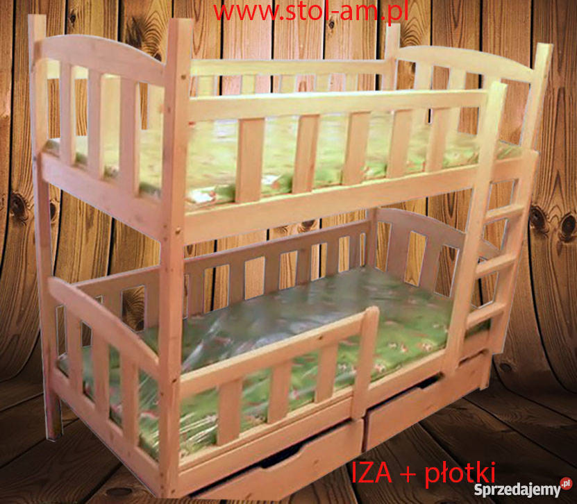 łóżko piętrowe 3 osobowe 200120 KACPER Końskie