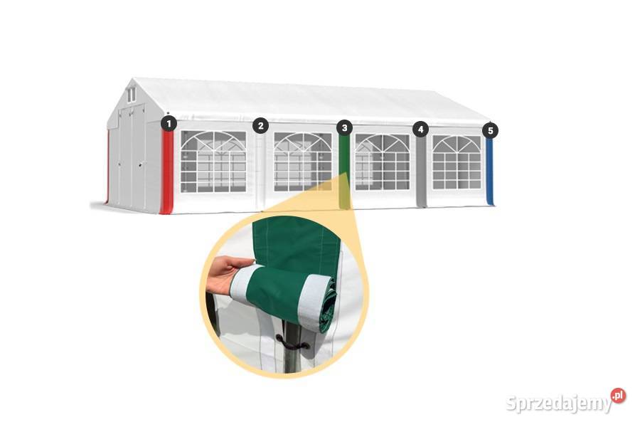 DAS COMPANY 5x10m Namiot ogrodowy imprezowy Łódź sprzedam