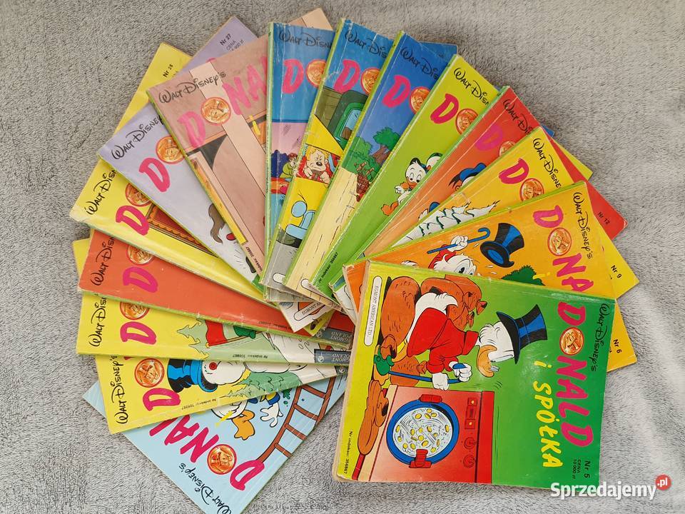 Donald i Spółka zestaw 15 komiksów lata 90te Gdynia