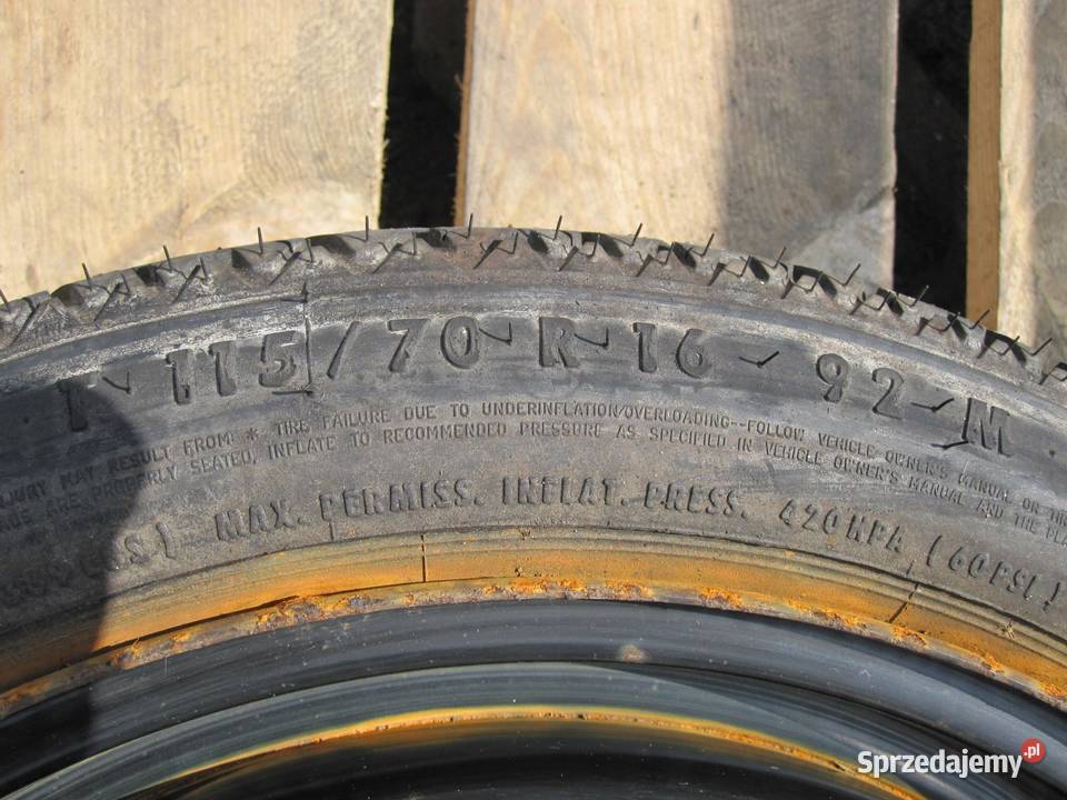 OPEL ASTRA H koło dojazdowe 1157016 92M 4x100