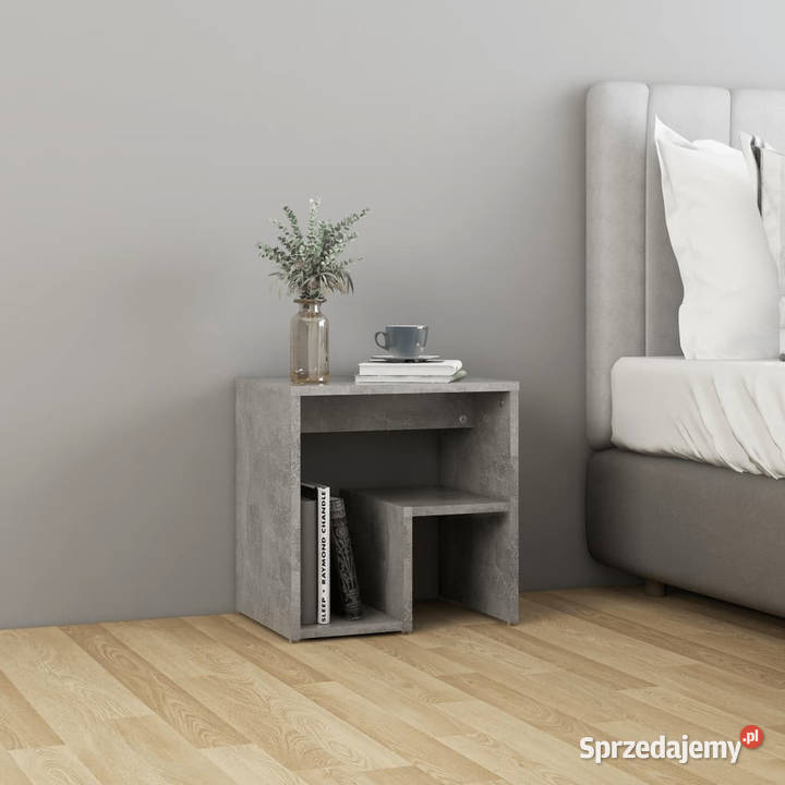 Szafka nocna szarość betonu 40x30x40 WM806336
