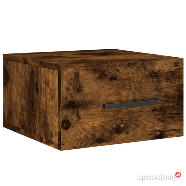 Wisząca szafka nocna przydymiony dąb 35x35x20 Warszawa