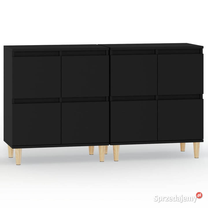 Komody 2 czarne 60x35x70 materiał drewnopochodny Warszawa