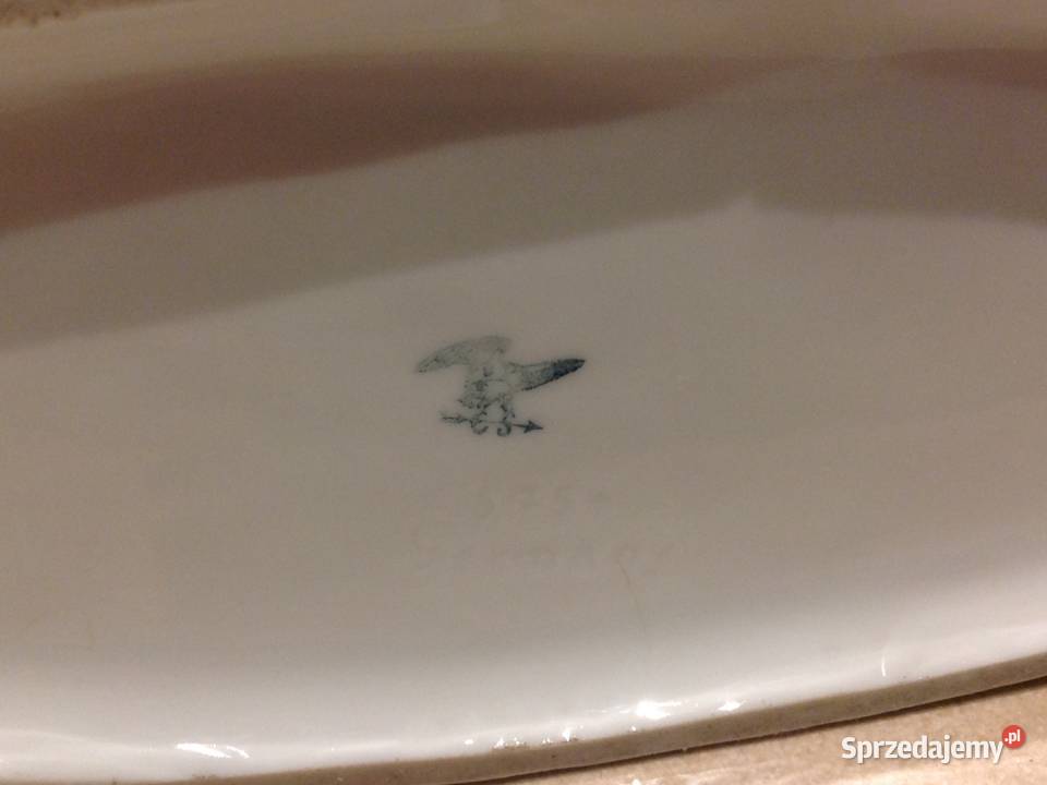 Stara Porcelanowa Firurka Pies Sygnowana Nowa Sól