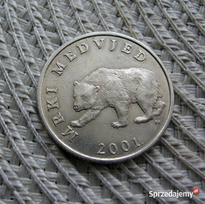 Chorwacja 5 Kuna 2001r Napis Chorwacki Kalisz