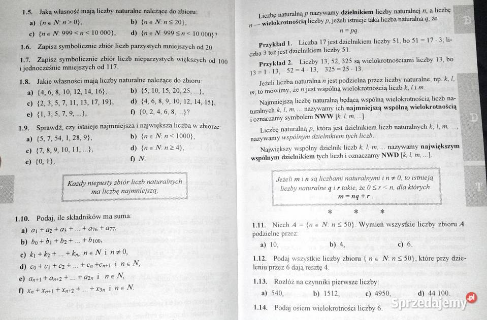 Matematyka 1 Stanisław Zieleń Rok wydania 1998 Pozostałe Chełm