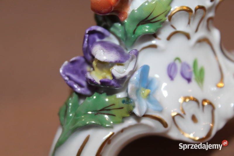 Para porcelanowych świeczników Dresden 160 Szczecin sprzedam