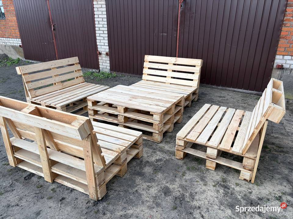 Meble ogrodowe z palet Kutno