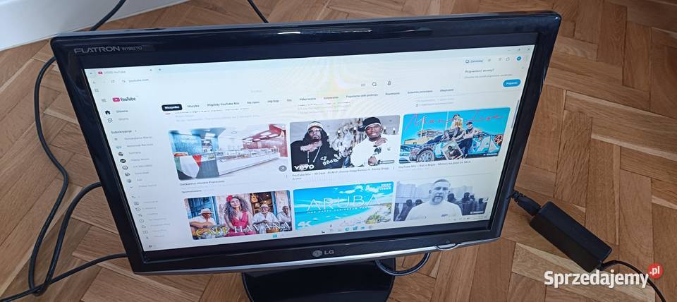 Monitor LG Flatron W1952TQ 19 retro styl sprawny mazowieckie