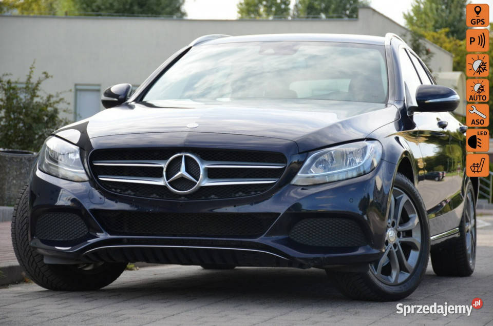 Mercedes C 220 22D 170 LED Navi StartStop klimatyzacja Kutno