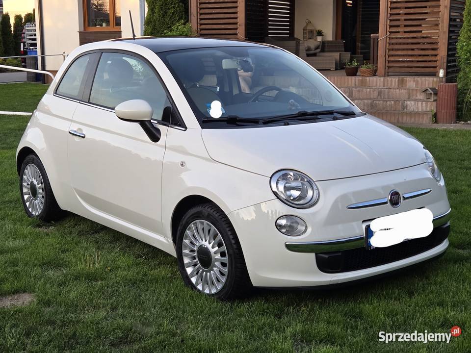 Fiat 500 12 Lounge LPG nieuszkodzony wielkopolskie Szamotuły