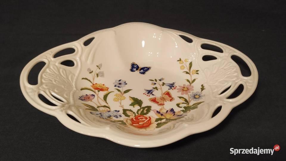 Aynsley Cottage Garden 3 miski ażurowe NOWE Piła