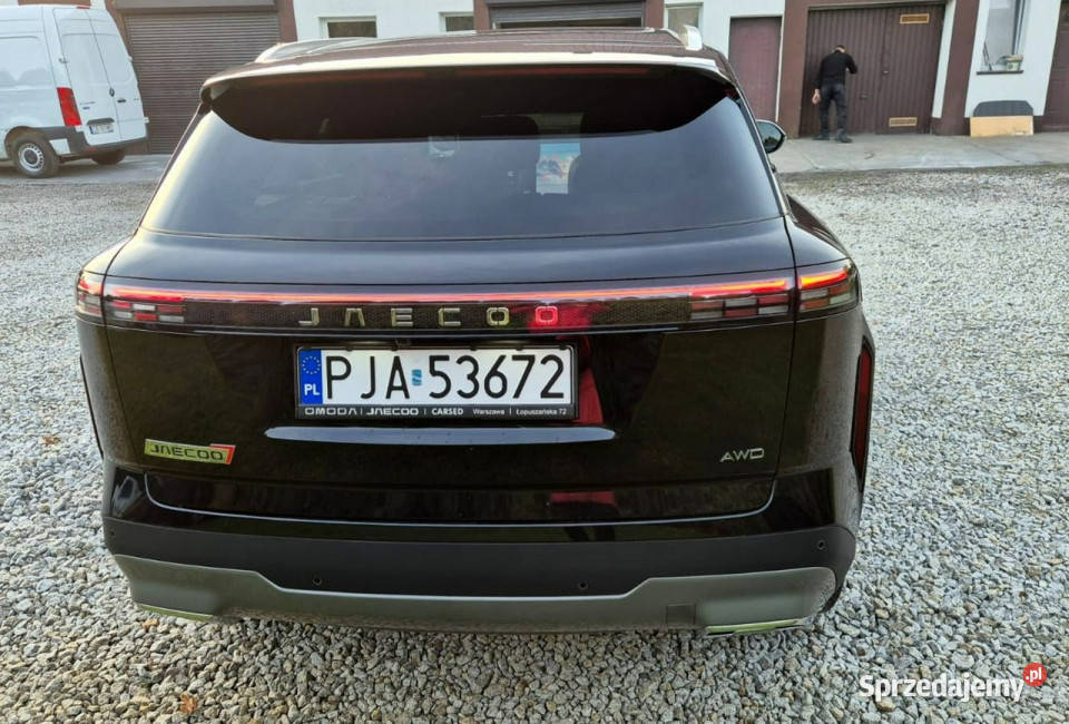 Jaecoo 7 Salon Napęd 4x4 2400 FaVAT 23 czujnik zmierzchu Suchorzew