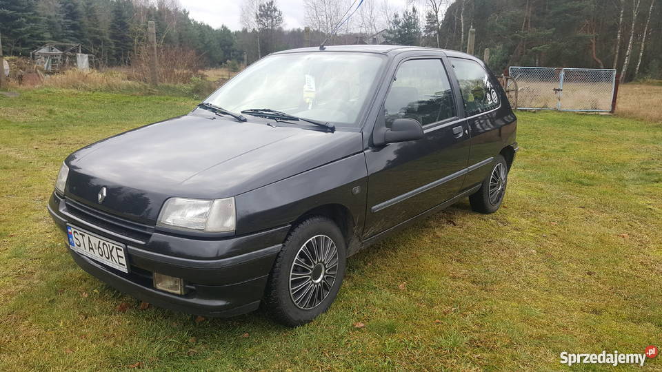 Renault clio 1 RT 14 benzyna Oc i Bt Ważne czarny Tarnowskie Góry sprzedam