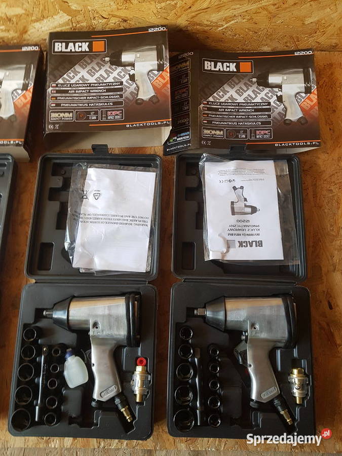 Pneumatyczny klucz udarowy 12 310 nm Black Głogowa