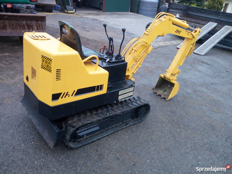 IHI minikoparka najazdy małopolskie Nowy Wiśnicz