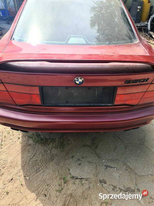 BMW Seria 8 850iA E31 V12 1991  skórzana tapicerka Łódź