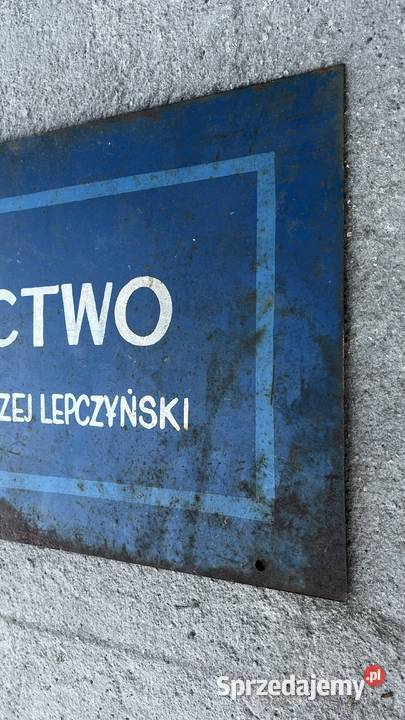 Tablica Rzemiosło Tkactwo Antyki Łowicz