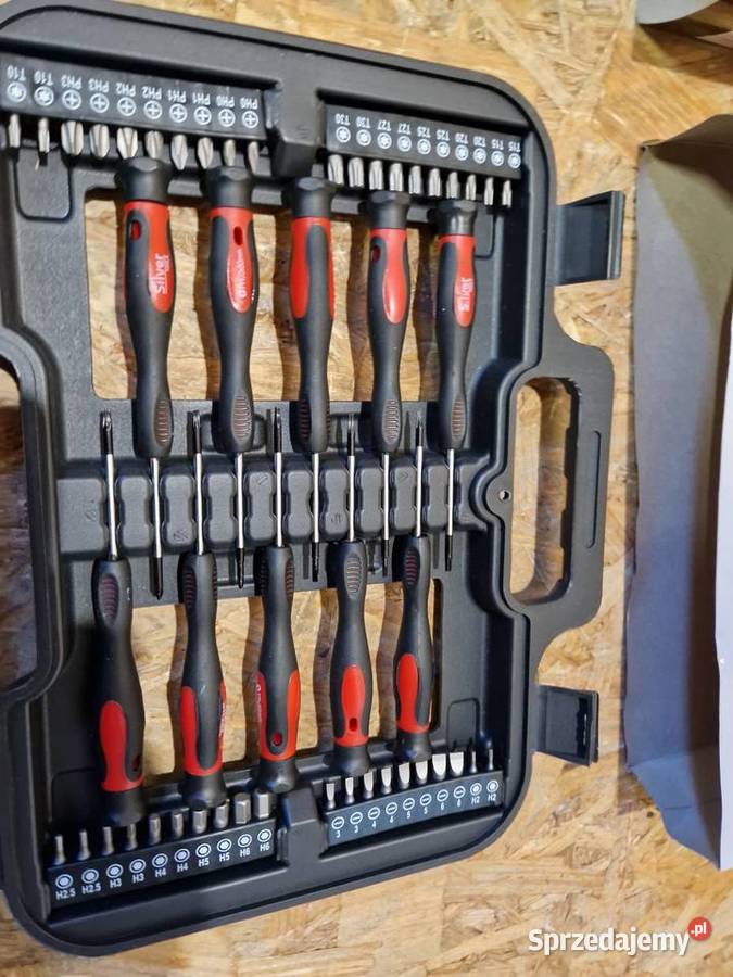 Zestaw śrubokrętów i bitów w walizce Silver 58 Torby i walizki Głogowa sprzedam