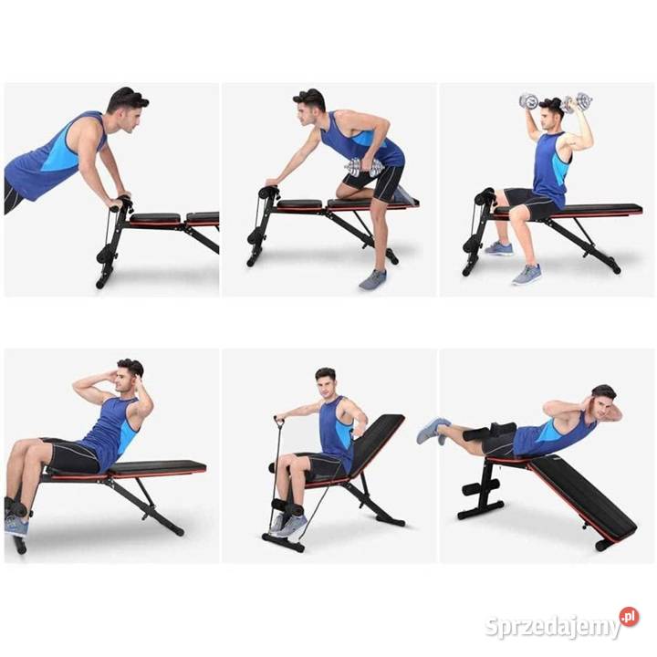 ławka do ćwiczeń skośna z ekspanderem Xsport Pozostałe Kraków