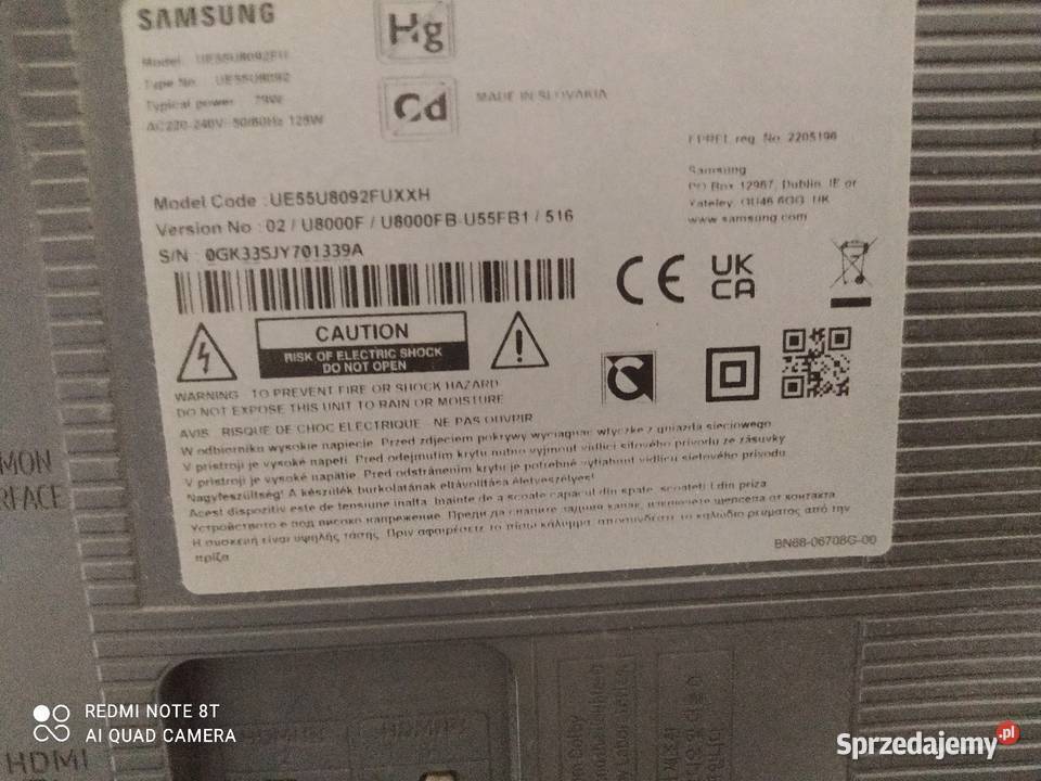 Smart tv samsung 55