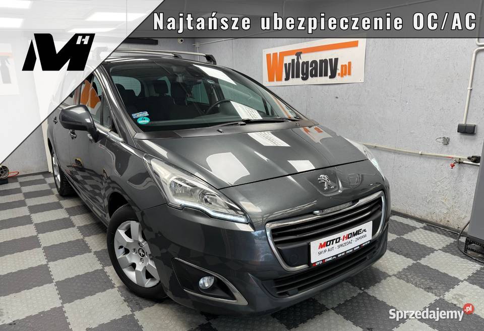 Peugeot 5008 LIFT 20HDI 5L100 GWARANCJA video ABS wielkopolskie Poznań