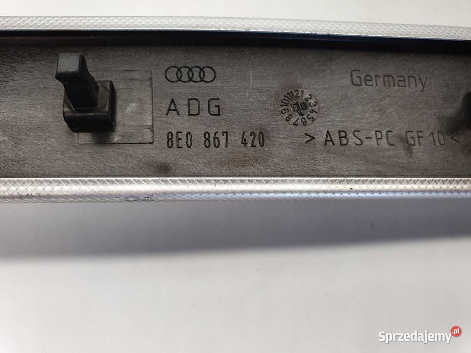 LISTWA DEKORY DRZWI AUDI A4 B7 S LINE 8E0867420 Pozostałe śląskie Przystajń