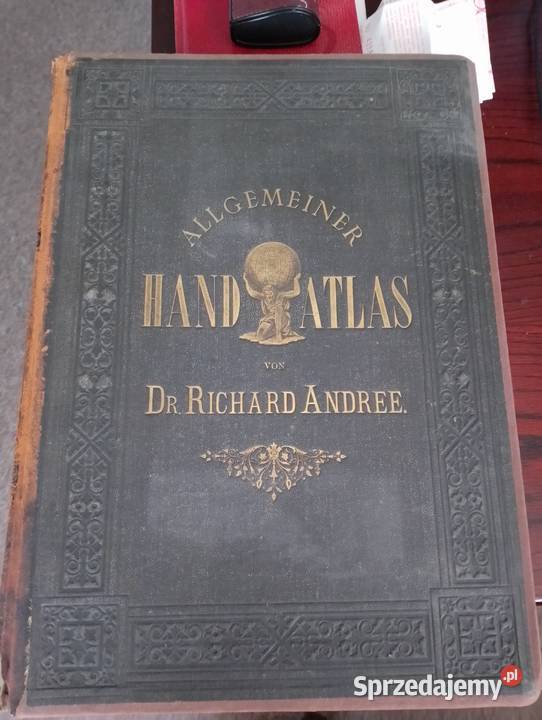 HANDATLAS RICHARD ANDREES WYDANY1881 Antykwariat Antykwariat Wilkowice