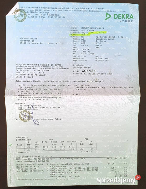 Chevrolet Cruze Oryginalny lakier1 nieuszkodzony Przyszowice