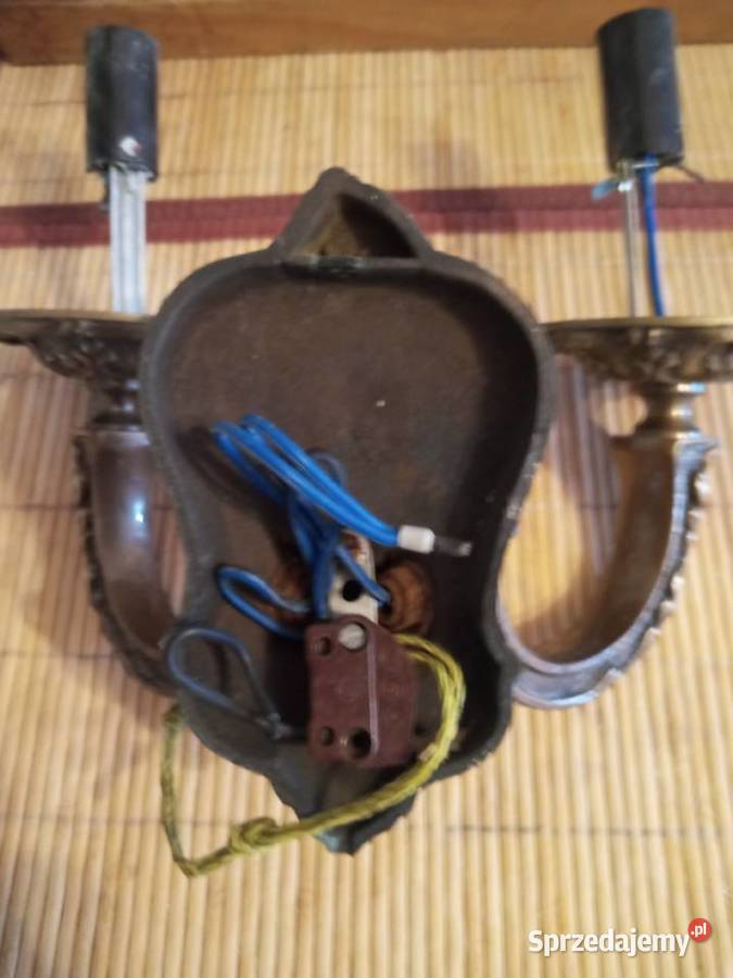 Stary kinkiet świecznik Szczecinek