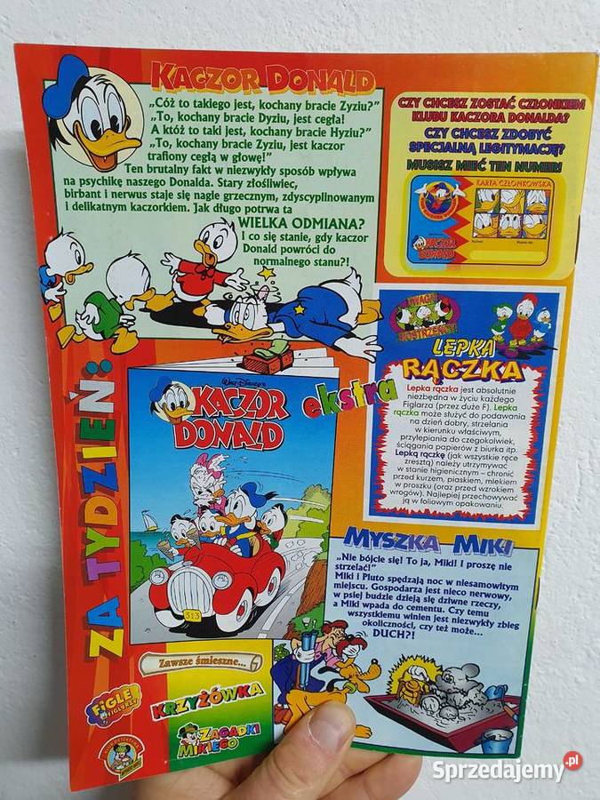 Kaczor Donald 16 1998 komiks z dodatkiem Gdynia