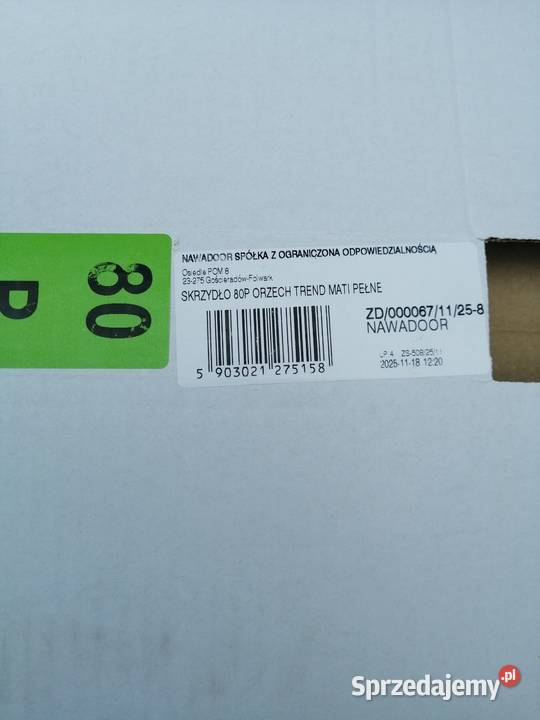 Drzwi wewnętrzne 80 194.7cm Rzeszów