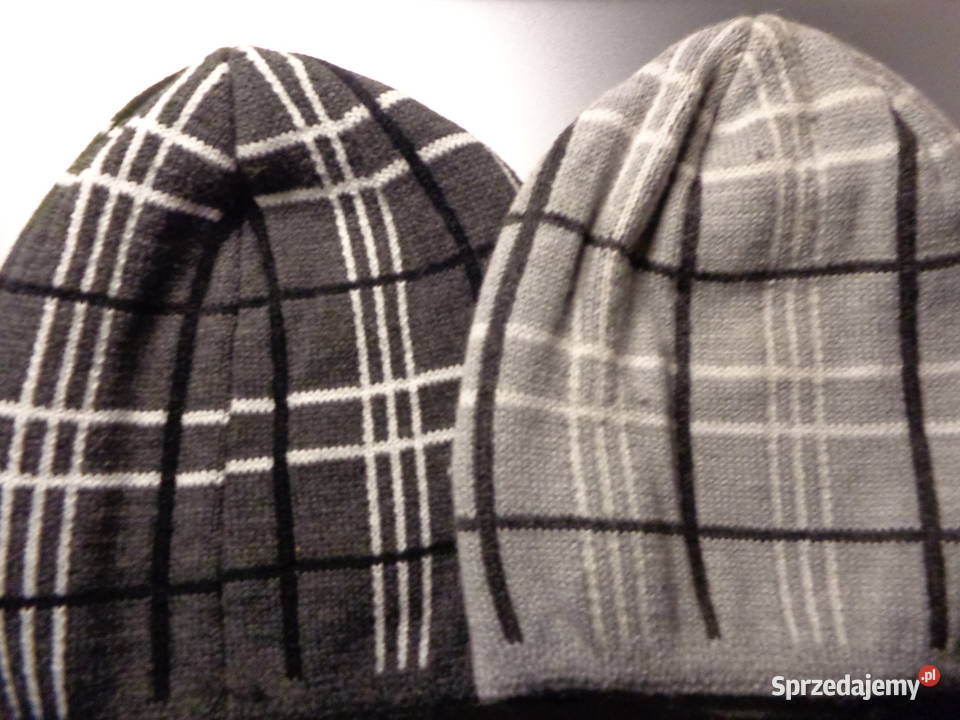 czapki nowe ciepłe z akrylu uniwersalne Poznań