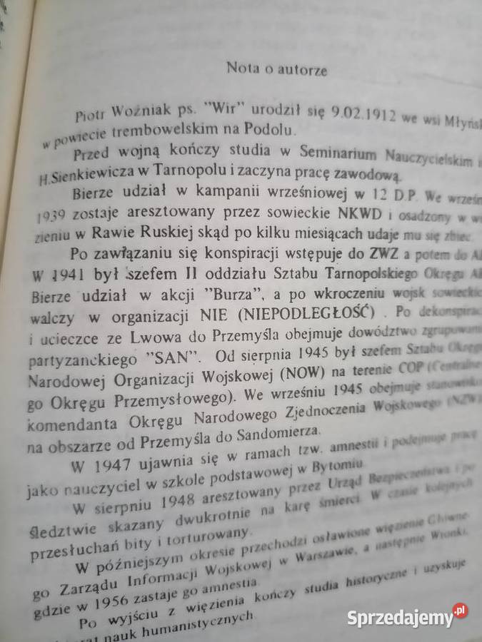 Zapluty karzeł reakcji AK książki Warszawa