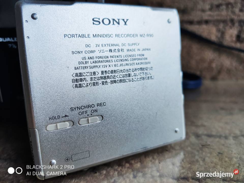 Walkman MD Sony MZR90 made in Japan Mosty