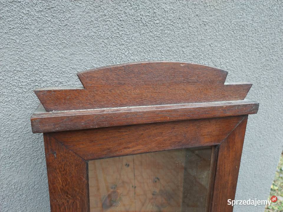 Szafka witrynka z obudowy starego przedwojennego Tczew