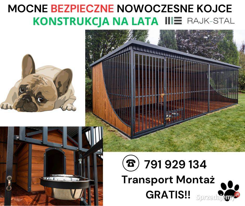 Kojec Małego Dużego Psa z podłoga miski Raciąż sprzedam