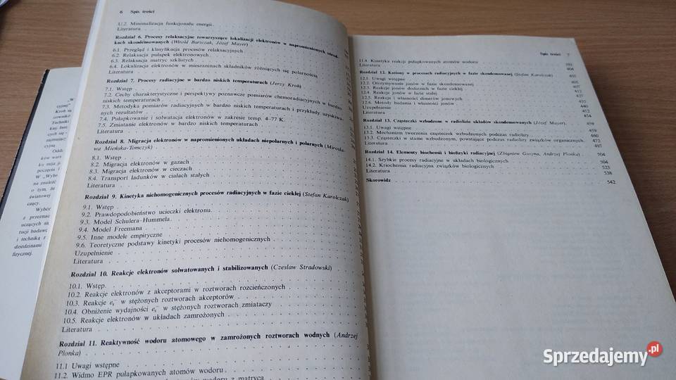 Wybrane zagadnienia chemii radiacyjnej Jerzy Gdańsk