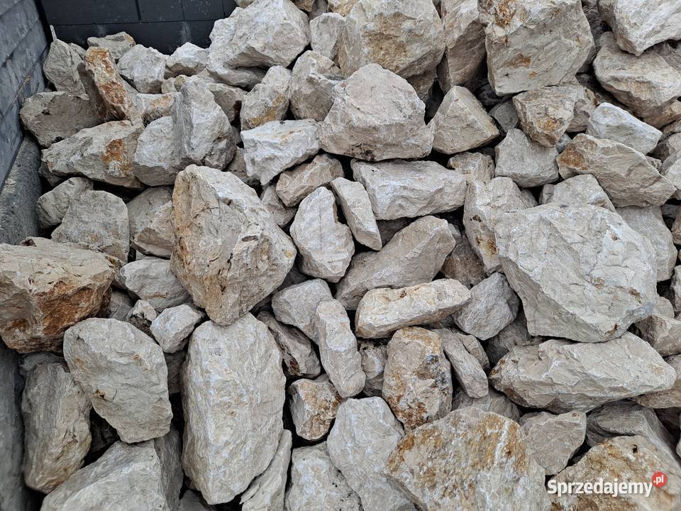 Kamień ogrodowy biały głaz białe głazy 90350 mm Kraków