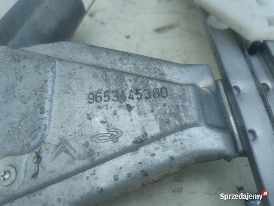MECHANIZM PODNOŚNIK SZYBY LEWY TYŁ CITROEN C3