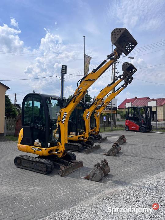 Mini koparka JCB 8018 z 2017r Ładna 1800 Złoczew