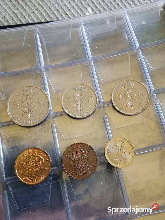 Monety BELGIA Numizmatyka