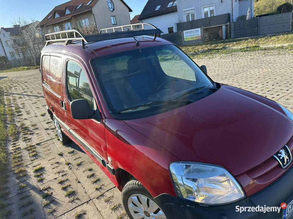Peugeot Partner Klimatyzacja2 kpl kół w tym czerwony Wejherowo