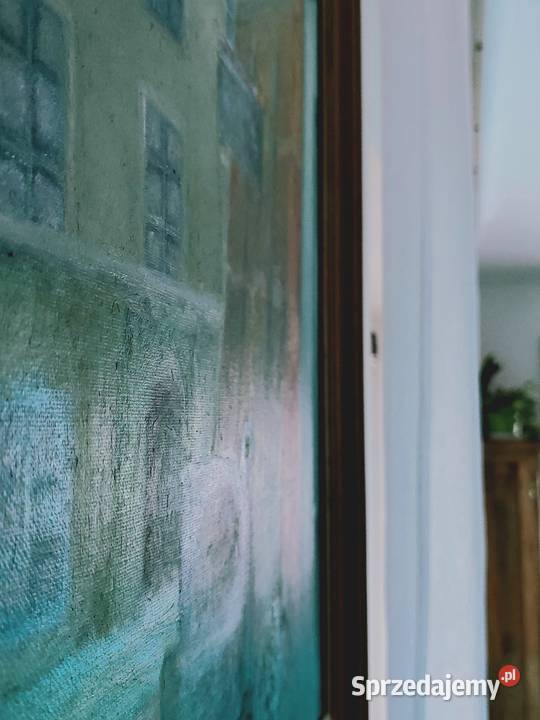 Lubelska Złota Uliczka Obraz Ręcznie malowany Lublin