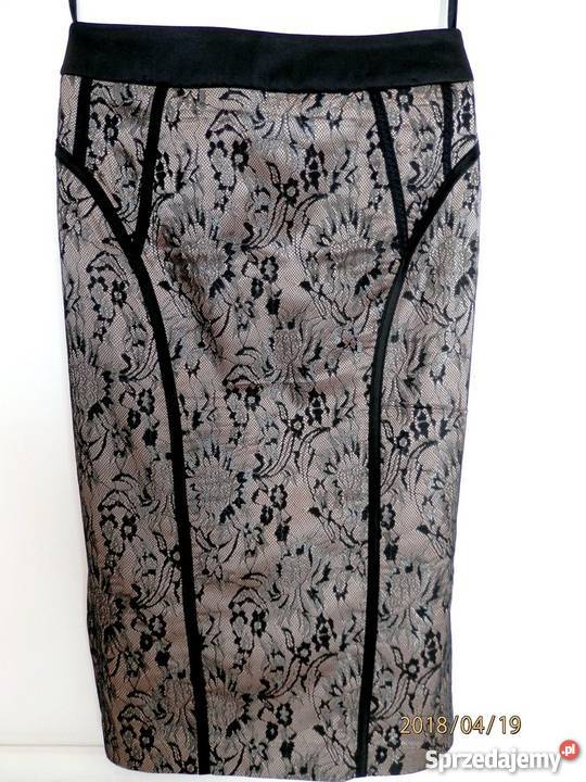 Spódnica Atmosphere Czarna Koronka Modną Łomża sprzedam