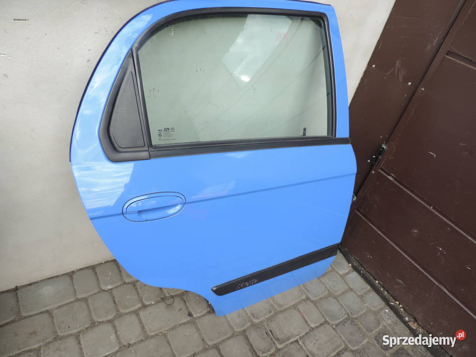 DRZWI PRAWE TYLNE TYŁ CHEVROLET MATIZ 2 19U Rok produkcji 2005