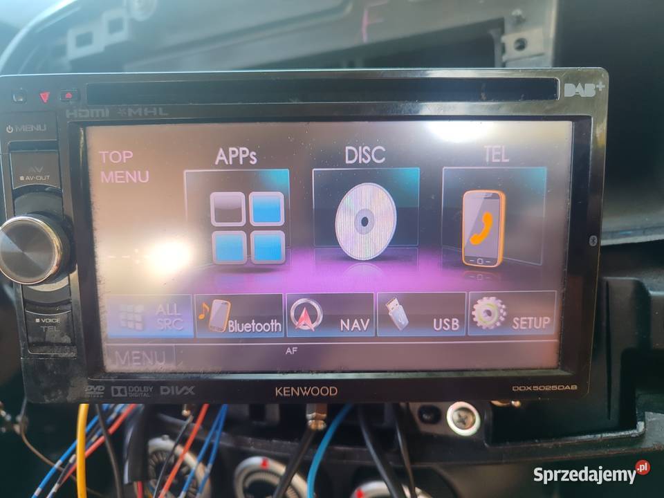 Radio 2 din kenwood ddx5025dab Elektronika Pieszków sprzedam